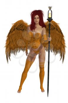 Royalty Free Clipart Image of an Angel