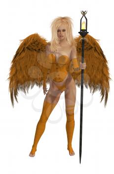 Royalty Free Clipart Image of an Angel