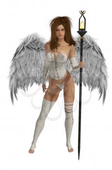 Royalty Free Clipart Image of an Angel