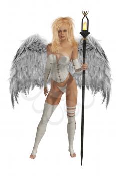 Royalty Free Clipart Image of an Angel