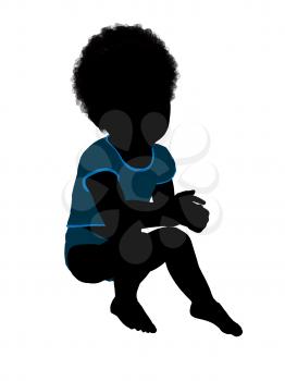 Royalty Free Clipart Image of a Baby