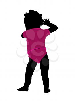 Royalty Free Clipart Image of a Baby