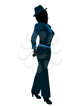 Royalty Free Clipart Image of a Dancer