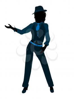 Royalty Free Clipart Image of a Dancer