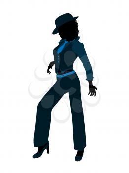 Royalty Free Clipart Image of a Dancer