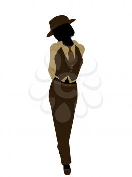 Royalty Free Clipart Image of a Dancer