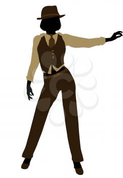 Royalty Free Clipart Image of a Dancer