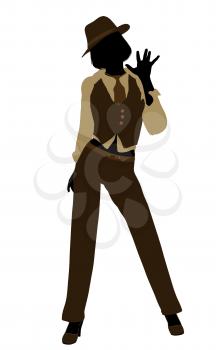 Royalty Free Clipart Image of a Dancer