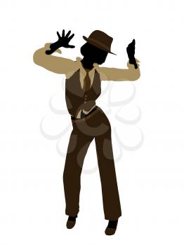 Royalty Free Clipart Image of a Dancer