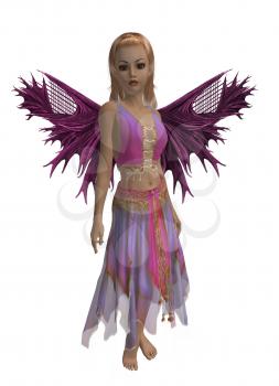 Royalty Free Clipart Image of a Fairy