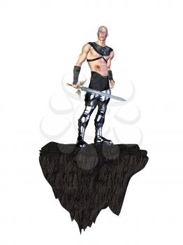 Royalty Free Clipart Image of a Warrior