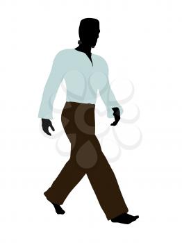 Royalty Free Clipart Image of Frankenstein