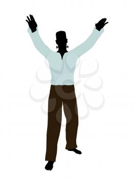 Royalty Free Clipart Image of Frankenstein