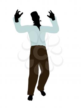 Royalty Free Clipart Image of Frankenstein