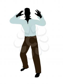 Royalty Free Clipart Image of Frankenstein