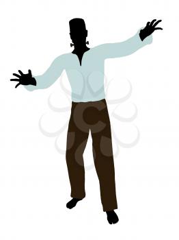 Royalty Free Clipart Image of Frankenstein