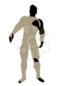 Royalty Free Clipart Image of a Male Mummy