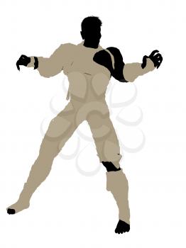 Royalty Free Clipart Image of a Male Mummy