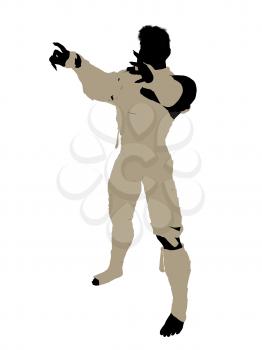 Royalty Free Clipart Image of a Male Mummy