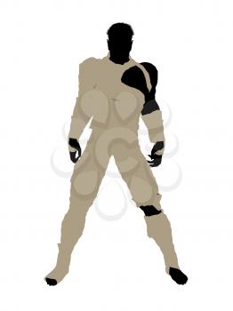 Royalty Free Clipart Image of a Male Mummy