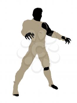 Royalty Free Clipart Image of a Male Mummy