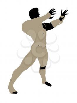 Royalty Free Clipart Image of a Male Mummy