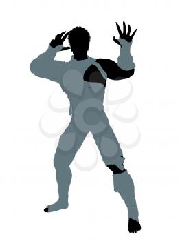 Royalty Free Clipart Image of a Male Mummy