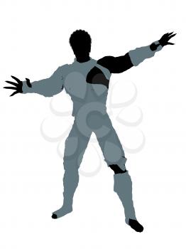 Royalty Free Clipart Image of a Male Mummy