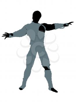 Royalty Free Clipart Image of a Male Mummy