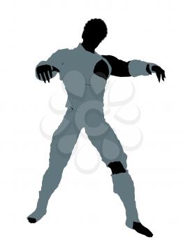 Royalty Free Clipart Image of a Male Mummy