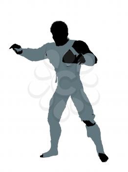 Royalty Free Clipart Image of a Male Mummy