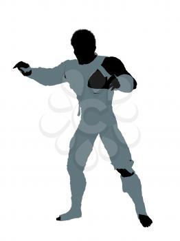 Royalty Free Clipart Image of a Male Mummy