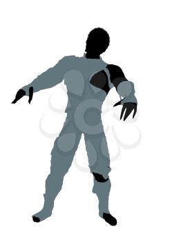 Royalty Free Clipart Image of a Male Mummy