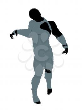 Royalty Free Clipart Image of a Male Mummy