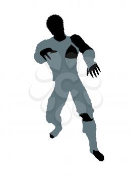 Royalty Free Clipart Image of a Male Mummy