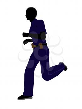 Royalty Free Clipart Image of a Police Officer