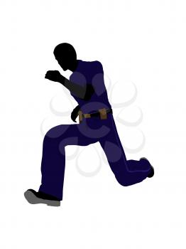 Royalty Free Clipart Image of a Police Officer