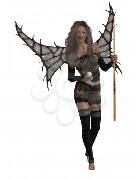 Royalty Free Clipart Image of a Fairy