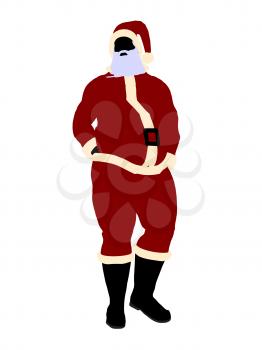 Royalty Free Clipart Image of Santa Claus