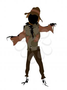 Royalty Free Clipart Image of a Scarecrow