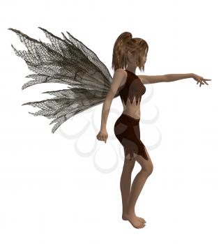 Royalty Free Clipart Image of a Fairy