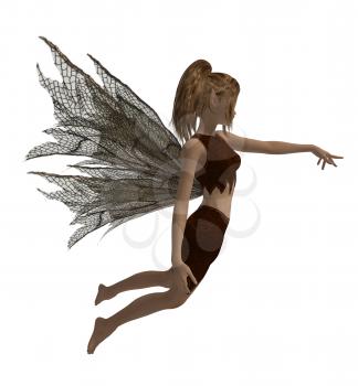 Royalty Free Clipart Image of a Fairy