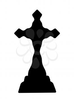 Royalty Free Clipart Image of a Cross