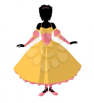 Royalty Free Clipart Image of a Ballet Dancer