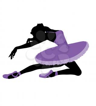 Royalty Free Clipart Image of a Ballerina