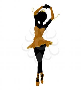 Royalty Free Clipart Image of a Ballet Dancer