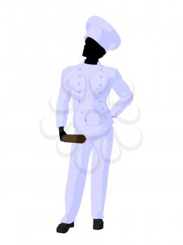 Royalty Free Clipart Image of a Chef