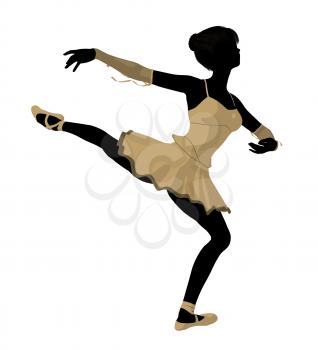 Royalty Free Clipart Image of a Ballerina