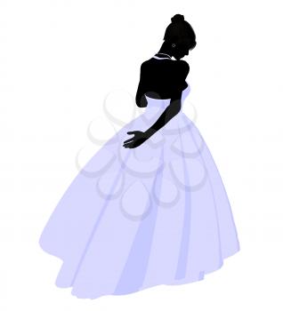 Royalty Free Clipart Image of a Bride