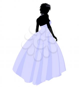 Royalty Free Clipart Image of a Bride